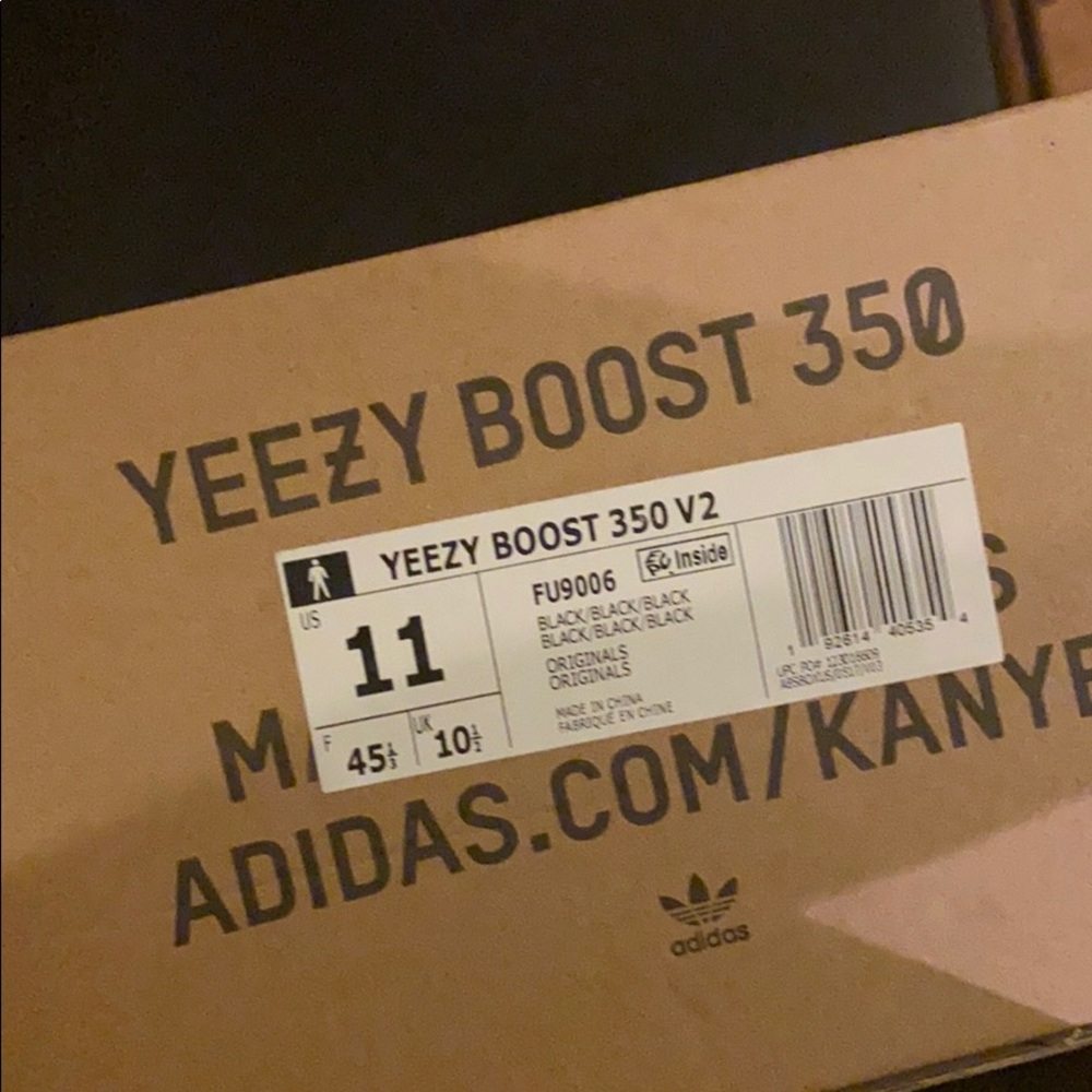 Yeezy 350 boost (static black )